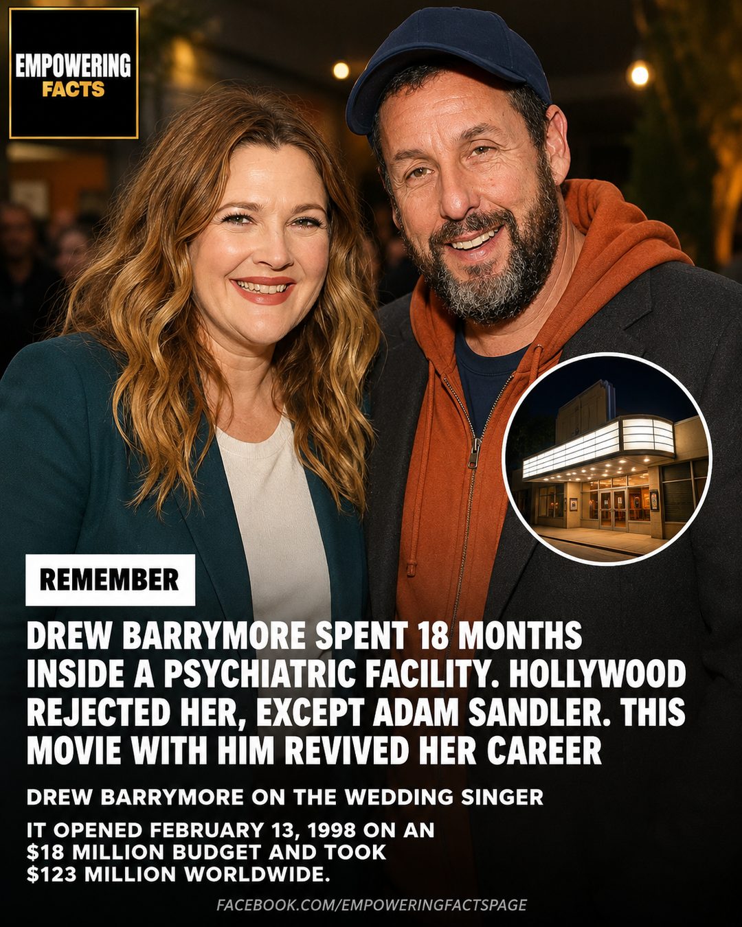 Drew Barrymore Spent 18 Months Inside a Psychiatric Facility