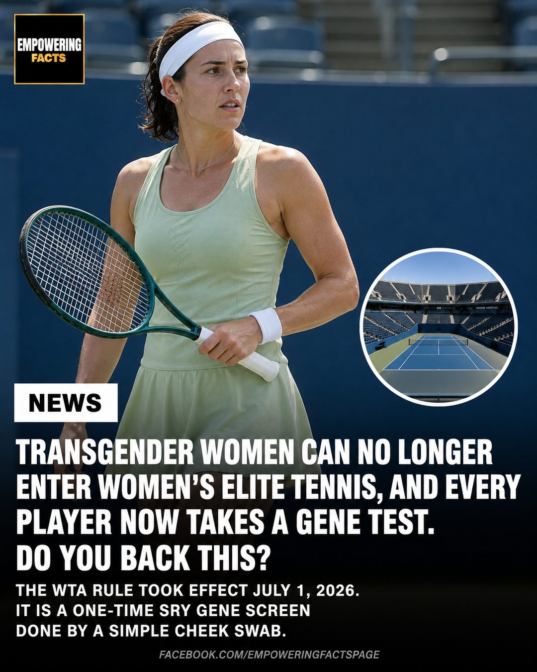 Transgender Women Can No Longer Enter Women's Elite Tennis